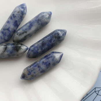 Sodalite Crystal Point For Insight And Harmony, 2 of 3