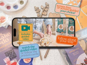 Paint Your Own Wooden Flowers Kit, 3 of 8