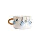 Handmade Evil Eye Ceramic Mug With Gold Handle, 350ml, thumbnail 2 of 3