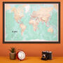 Vintage World Map Poster, thumbnail 8 of 9