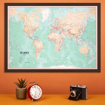 Vintage World Map Poster, 8 of 9