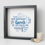 Personalised 30th Birthday Word Art Gift For Him, thumbnail 2 of 3