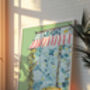 Lemon Market Stall Illustrated Art Print, thumbnail 4 of 6