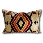 Multi Colour Tribal Velvet Cushion, thumbnail 1 of 4