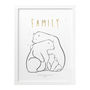 Personalised Bear Family Print, thumbnail 5 of 7