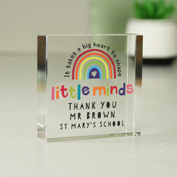 Teachers Shape Little Minds Crystal Token, 5 of 6