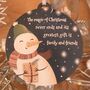 Personalised Magic Of Christmas Bauble Decoration, thumbnail 1 of 2