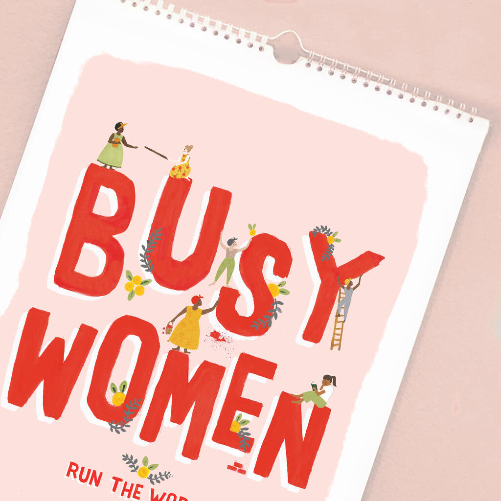 Busy Women 2021 Wall Calendar By Jade Fisher