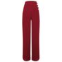 Audrey Trousers In Windsor Wine Vintage 1940s Style, thumbnail 1 of 2
