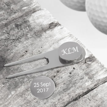 Personalised Golf Marker And Tee Set, 6 of 7