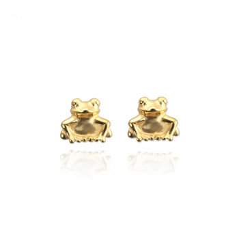 Frog Stud Earrings, 2 of 8