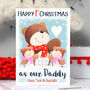 Bear Twins 1st Christmas Card As Mummy Daddy, thumbnail 1 of 6