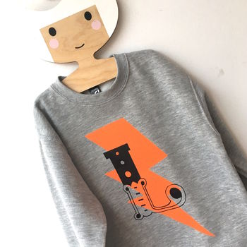 Kids Personalised Letter Jumper Superhero Sweatshirt, 4 of 5