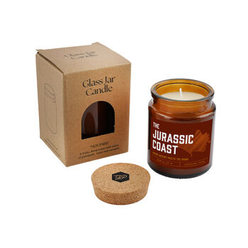 Brown Jar Candle • 'Jurassic Coast” • Scented Candle • Dorset • Coastal • Seaside • Gift For Her • Gift For Him • Gift Box, 2 of 2