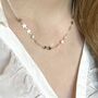 13th Birthday Gold Plated Sterling Silver Star Necklace, thumbnail 2 of 3