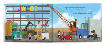 Personalised Children's Book, My Very Own Lorries', 6 of 10