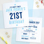 Personalised Party Invitations Double Sided, thumbnail 6 of 7