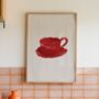 Coffee Snob Kitchen Print, thumbnail 2 of 3