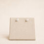 3mm Sterling Silver Knot Stud Earrings, thumbnail 3 of 7