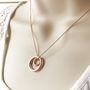 Rose Gold Plated 21st Birthday Necklace, thumbnail 4 of 7