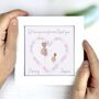 Personalised Nanny Glitter Pebble Picture, thumbnail 1 of 3