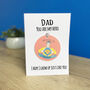Personalised Father's Day Super Hero Card With Medal, thumbnail 5 of 12
