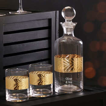 Personalised Whisky Decanter And Glasses, 6 of 6