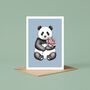 Peony Panda Card, thumbnail 2 of 6