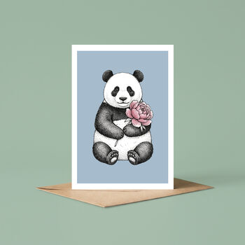 Peony Panda Card, 2 of 6