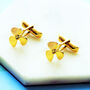 Nautical Propeller Gold Plated Sterling Silver Cufflinks, thumbnail 1 of 7