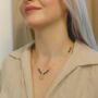 Mangalsutra Heart Magnet Foldable Zircon Necklace, thumbnail 3 of 12
