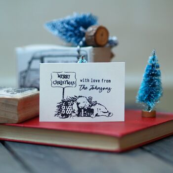 Christmas Personalised Rubber Stamp, 6 of 6