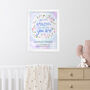 Personalised Amazing Floral Christening Print, thumbnail 4 of 12