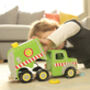 Wooden Recycling Truck With Tipping Action, thumbnail 3 of 4