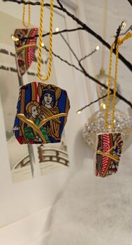 Mary And Child Kintsugi Christmas Decoration, 2 of 2