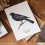 Wall Print Of A Blackbird, thumbnail 3 of 6
