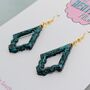 Sparkly Diamond Earrings *More Colours Available*, thumbnail 7 of 10