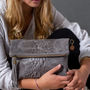 Personalised Leather Clutch Bag, thumbnail 7 of 12