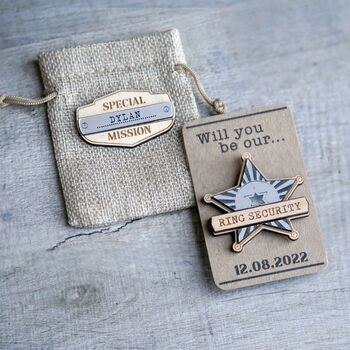 Personalised Ring Security Badge Gift, 2 of 3