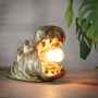 White Roaring Hippo Table Lamp, thumbnail 8 of 8