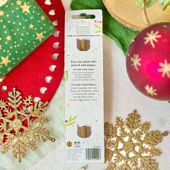 Eco Friendly Christmas Plantable Pencil Christmas Is All Around, 2 of 2