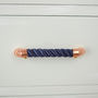 Copper And Rope Nautical Themed Pull Handle, thumbnail 3 of 7