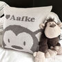 Personalised Knitted Monkey Cushion, thumbnail 5 of 9