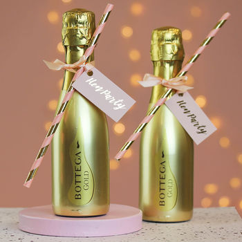 Hen Party Decorated Gold Prosecco Bottle, 4 of 5
