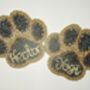 Personalised Pet Paw Print Keepsake Decoration, thumbnail 4 of 8