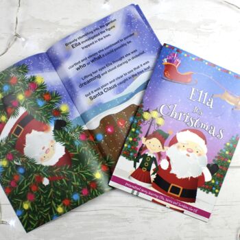 Personalised 'It's Christmas' Santa Story Book, 4 of 5