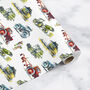Tractor Wrapping Paper Roll Or Folded, Farm Gift Wrap, thumbnail 3 of 3