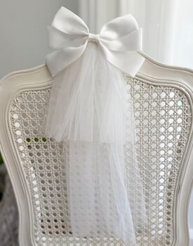 Catherine Communion Barrette // Ages Three Upwards // With A Pink Satin Drawstring Bag, 2 of 6