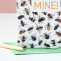 Bee Mine Bumblebee Valentine's Day Card, thumbnail 4 of 5