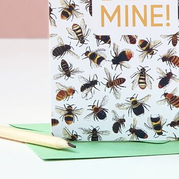 Bee Mine Bumblebee Valentine's Day Card, 4 of 5